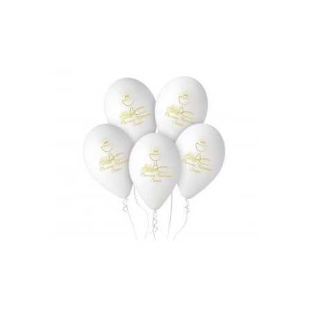 BALONY PASTELOWE PIERWSZA KOMUNIA ŚWIĘTA
