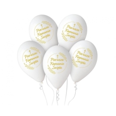 Balony 12", "Pierwsza Komunia Święta" 25szt