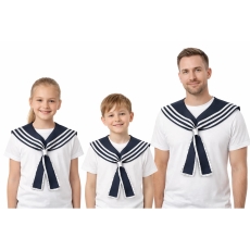 KOŁNIERZ MARYNARSKI GRANATOWY MARYNARZ MORZE-1706