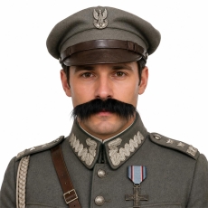 WĄSY MARSZAŁKA CZARNE PIŁSUDSKI GENERAŁ -2867