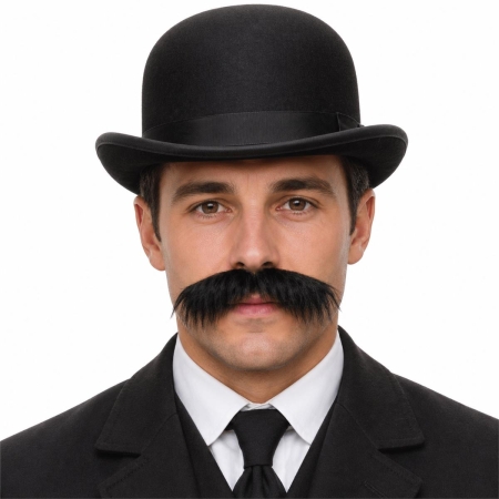MELONIK CZARNY LATA 20-TE CHARLIE CHAPLIN -1154