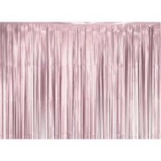 Kurtyna matowa B&C różowa, 100x200 cm