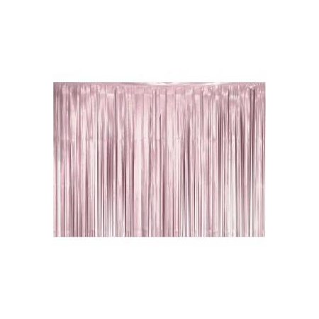 Kurtyna matowa B&C różowa, 100x200 cm