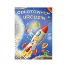 Kartka okolicznościowa B6 KOSMOS, 1 szt.