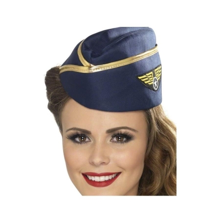 CZAPKA STEWARDESA PILOT SAMOLOT ZABAWA KARNAWAŁ-9914