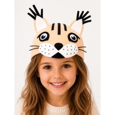 CZAPKA RYŚ LAS ZWIERZĘTA ZOO PRZEBRANIE-7860