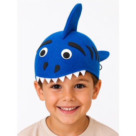 CZAPKA REKIN NIEBIESKI BABY MAŁY SHARKMORZE-9961