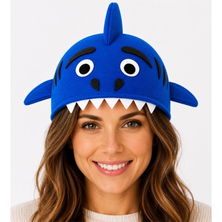 CZAPKA REKIN NIEBIESKI BABY MAŁY SHARKMORZE-7859
