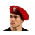 BERET WOJSKA POLSKIEGO CZERWONY ŻANDARMERIA BAL-8577